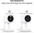 Wall Mount for Wyze Cam OG & Wyze Cam OG Telephoto, Weatherproof Protective Cover and 360 Degree Adjustable Wall Mount Bracket for Wyze Indoor Out...
